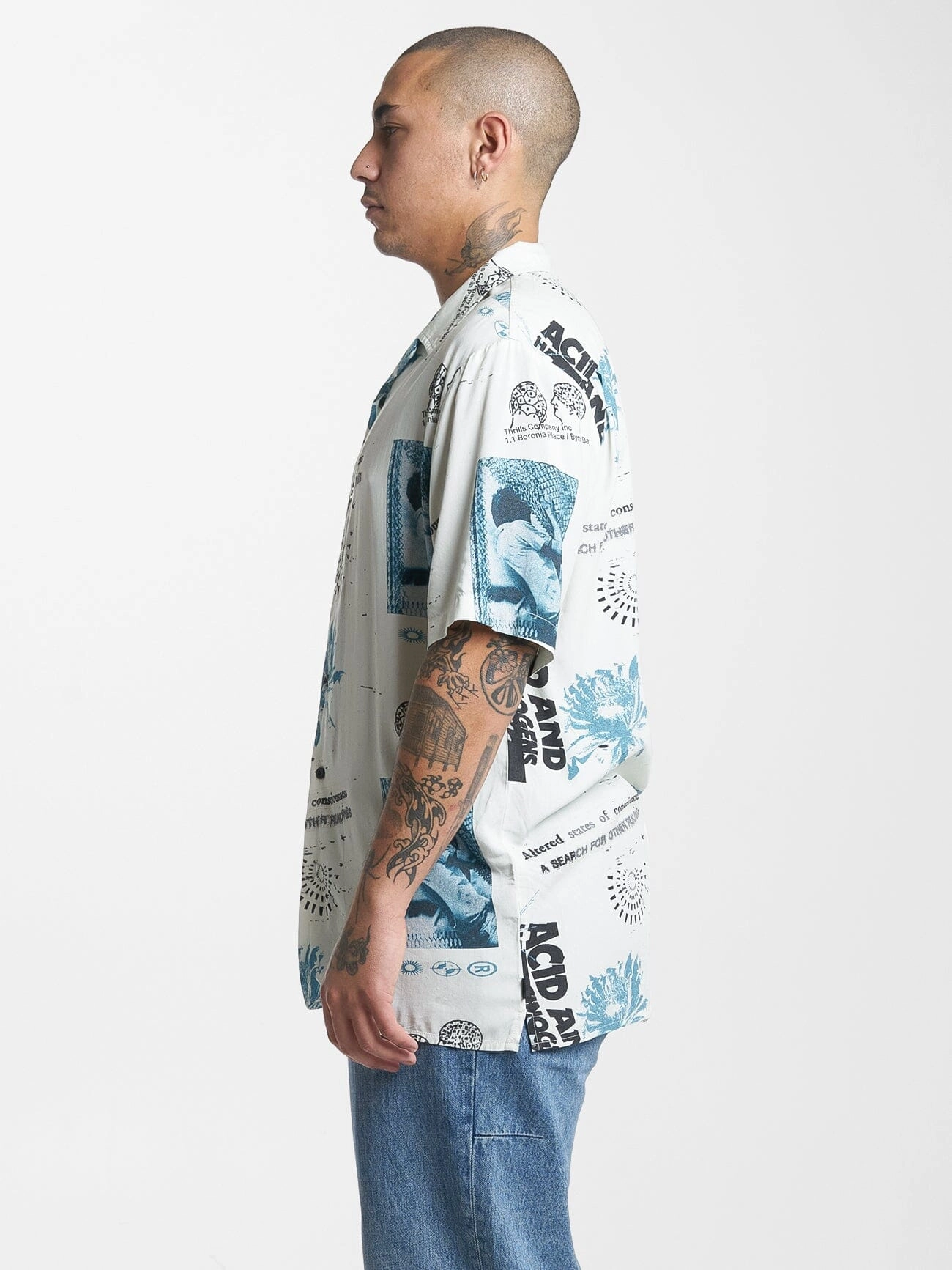A & H Bowling Shirt - Heritage White