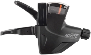 ADVENT Quick Trigger Pro Right Shifter - 1x9 Speed Gear Indicator BLK ADVENT Compatible Only
