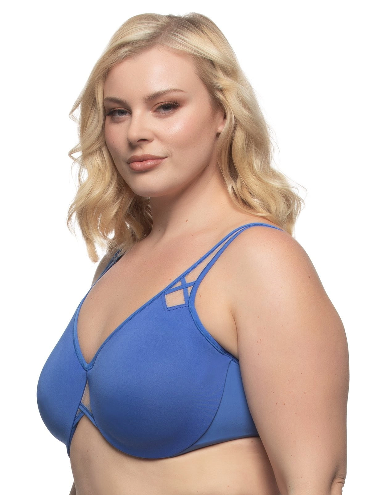 Amaranth Unlined Minimizer Bra
