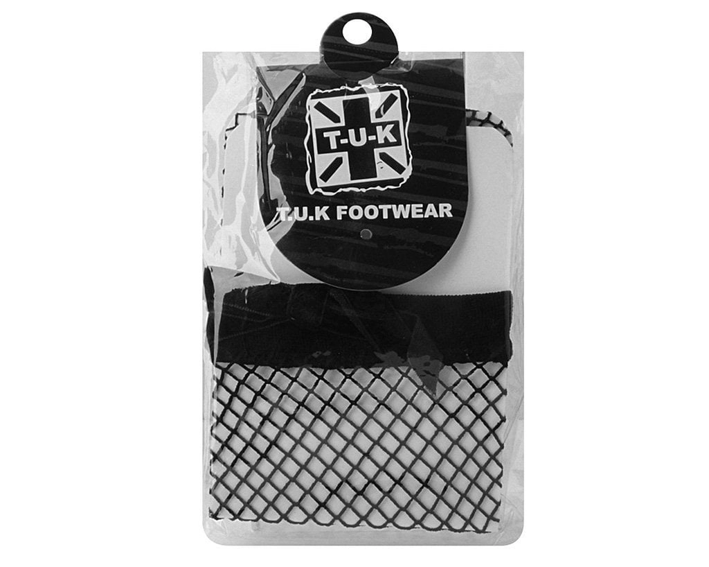 Black Fishnet & Bow Women’s Sock