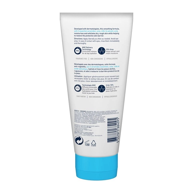 CeraVe SA Smoothing Cream For Dry. Rough. Bumpy Skin
