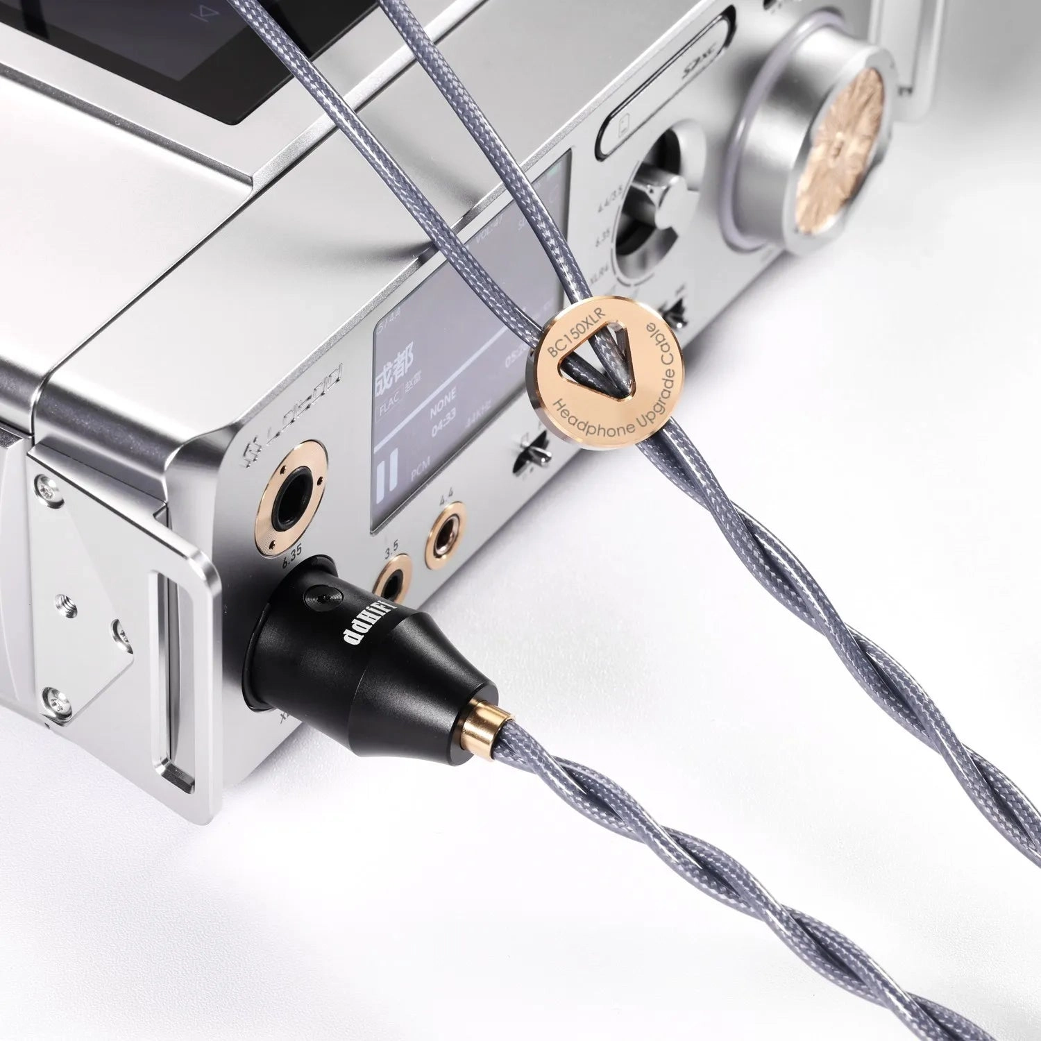 DD ddHiFi BC150BXLR Double Shield Balanced Silver Headphone Upgrade Cable