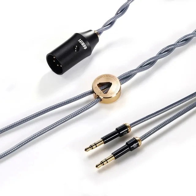 DD ddHiFi BC150BXLR Double Shield Balanced Silver Headphone Upgrade Cable