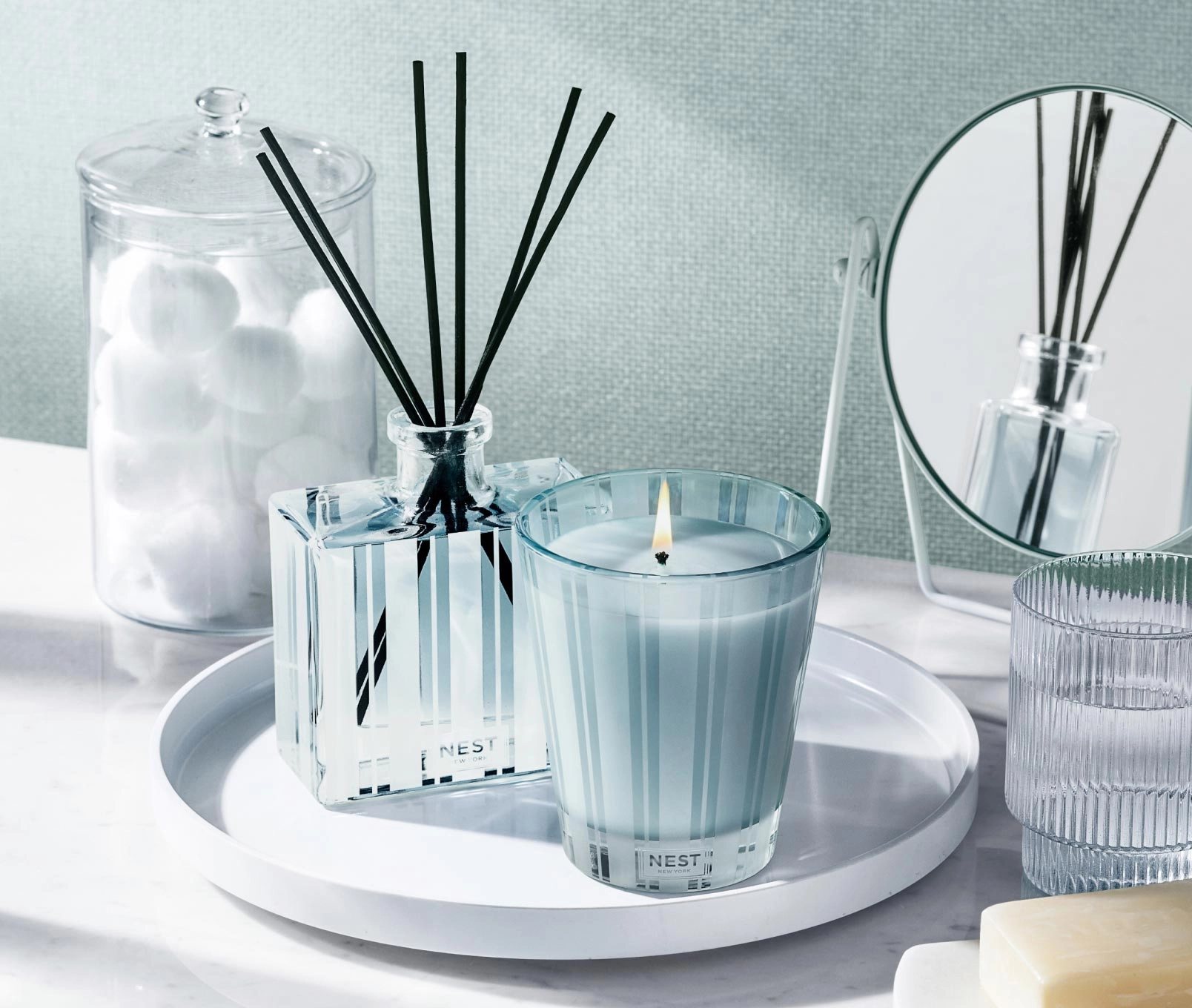Driftwood & Chamomile Classic Candle & Diffuser Set