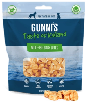 Gunni's Wolffish Baby Bites Treats for Dogs