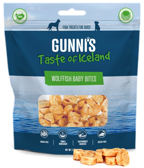 Gunni's Wolffish Baby Bites Treats for Dogs