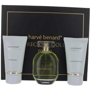 Harve Bernard Men's Personal Care Gift Set - Precious Gold Enchanting, 3 Piece