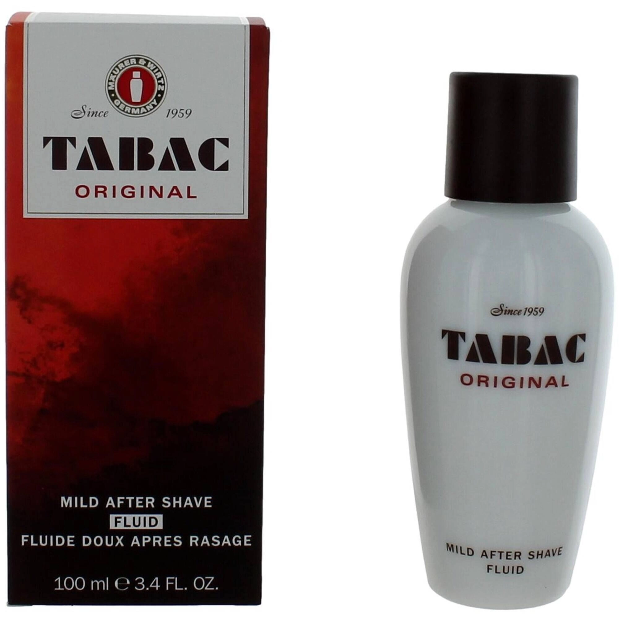 Maurer & Wirtz Men's After Shave Splash - Tabac Original Mild Fougere Scent, 3.4 oz