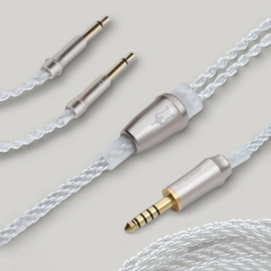 Meze Mono 3.5mm Silver-Plated Upgrade Cable for 99 Series & Liric & 109 Pro