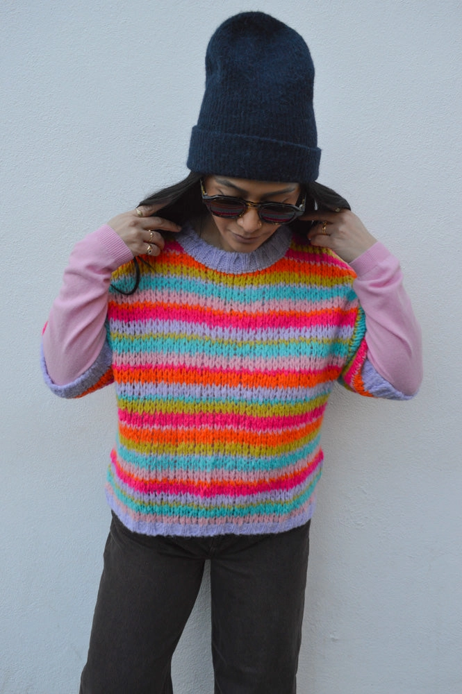 Noella Mimi Rainbow Combo Pullover