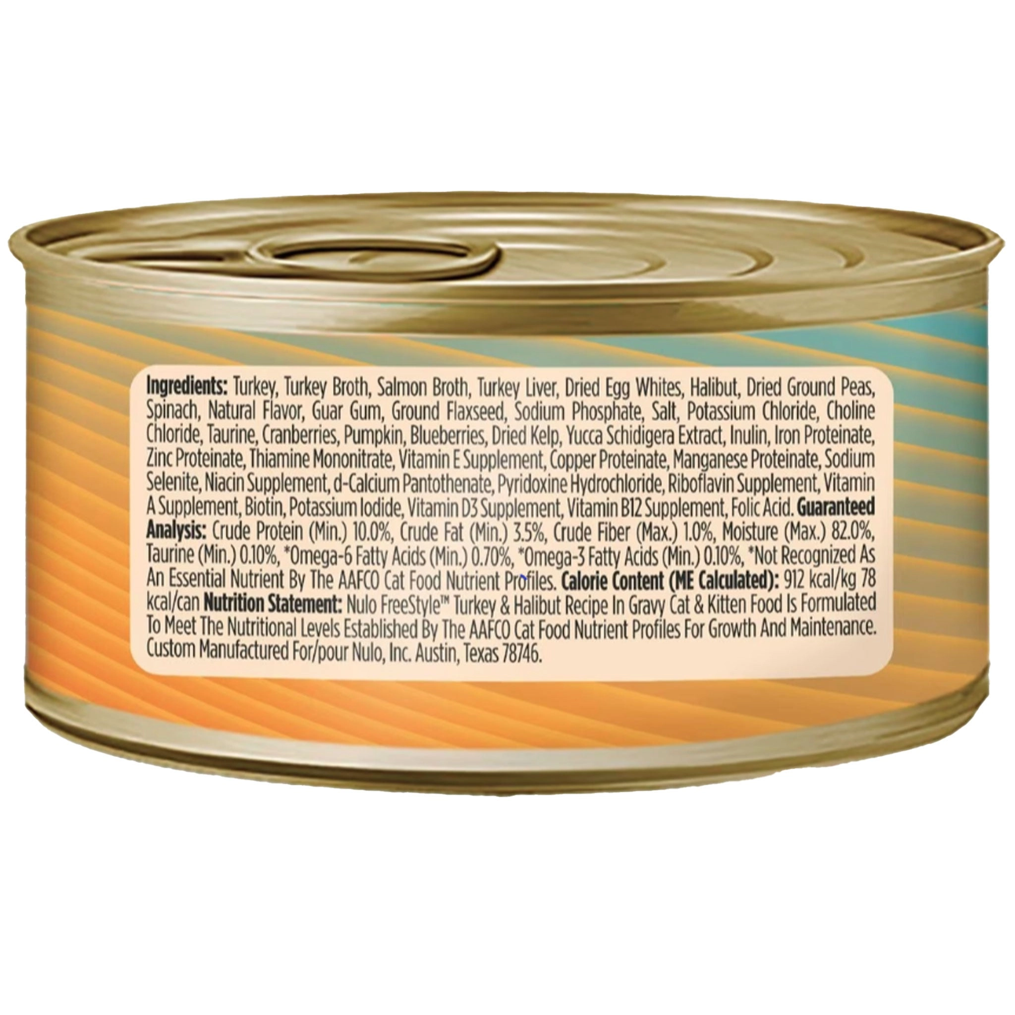 Nulo FreeStyle Shredded Cat Can Turkey & Halibut Cat Food