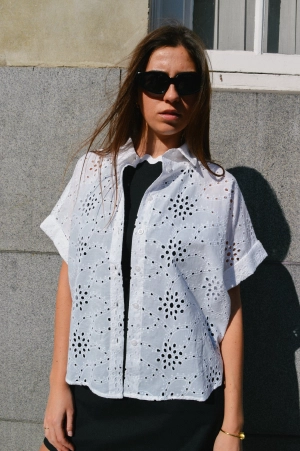 Numph Karissa Bright White Blouse