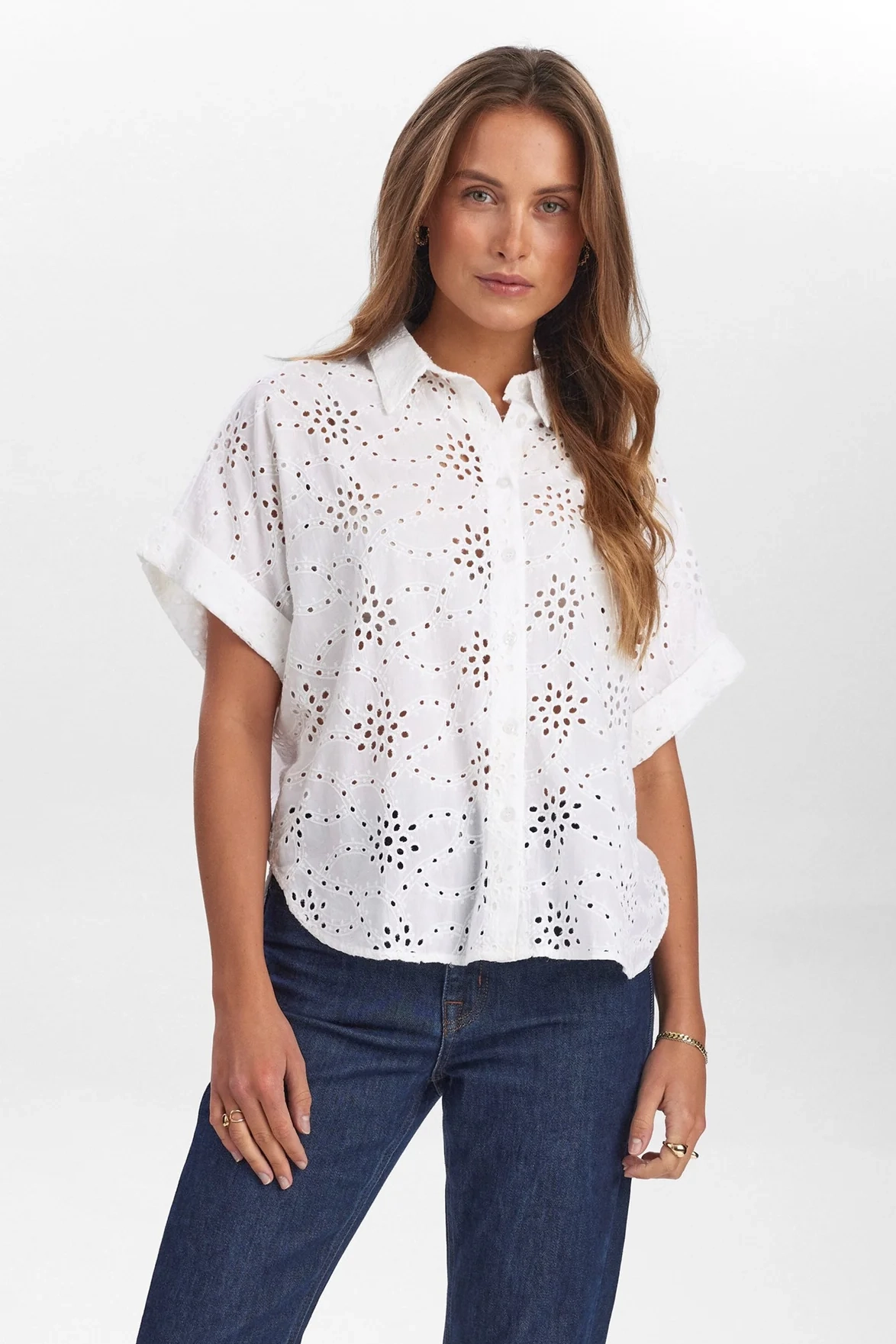 Numph Karissa Bright White Blouse