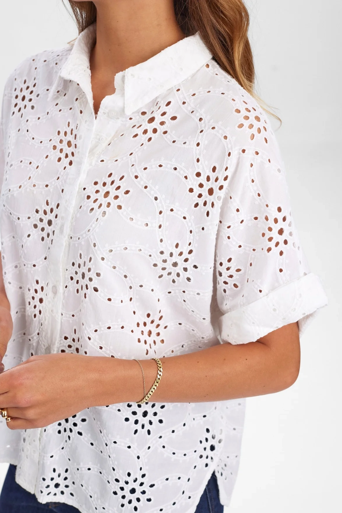 Numph Karissa Bright White Blouse