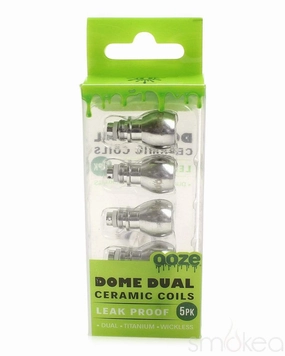 Ooze Domed Dual Ceramic Replacement Coils (5-Pack)