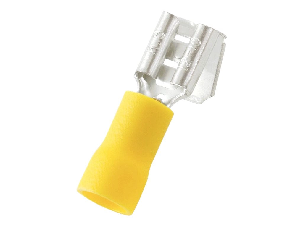 Panduit StrongHold - Cable terminals - quick disconnect terminal - yellow EDV10-250P-Q