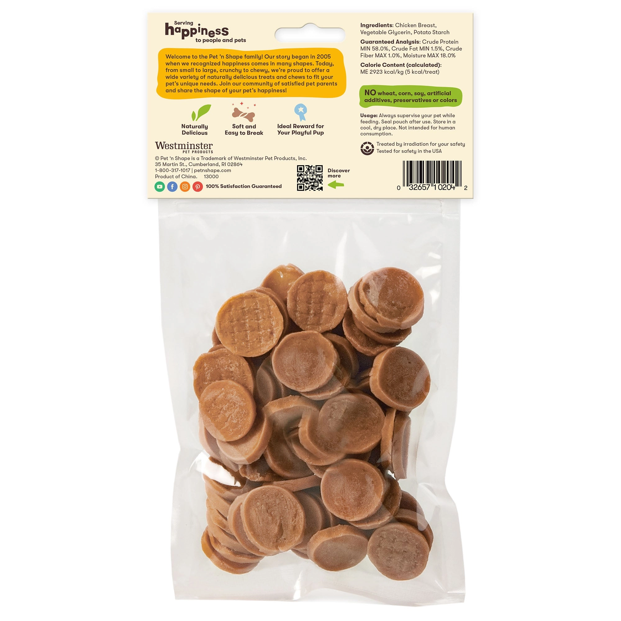 Pet 'n Shape Chik 'n Chips Dog Treat 4oz