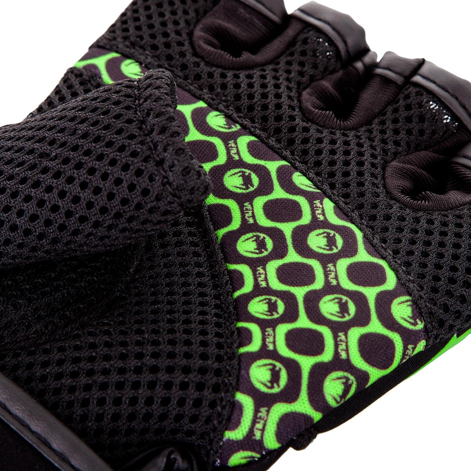 Venum Aero Body Fitness Gloves - Black/Neo Yellow
