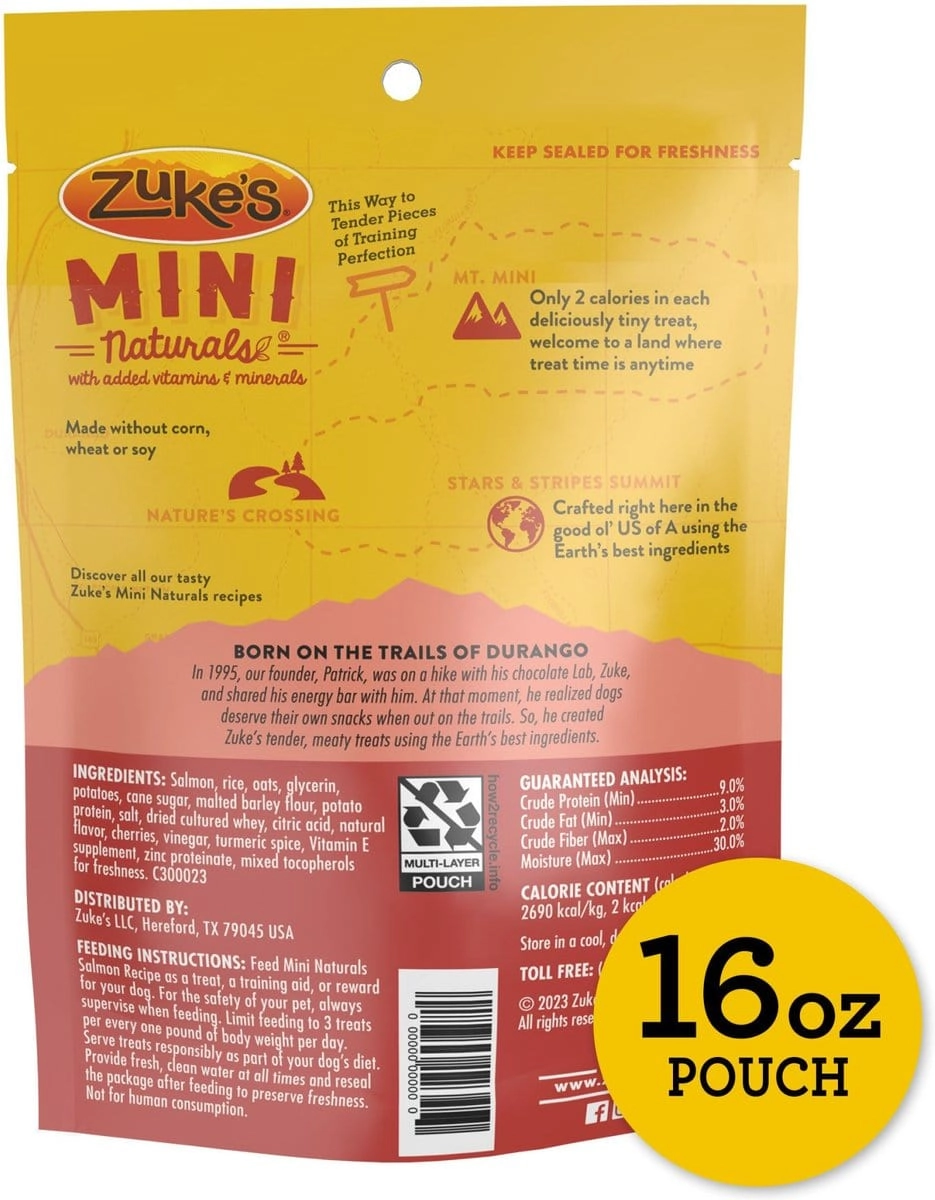 Zuke's Mini Naturals Salmon Dog Treats